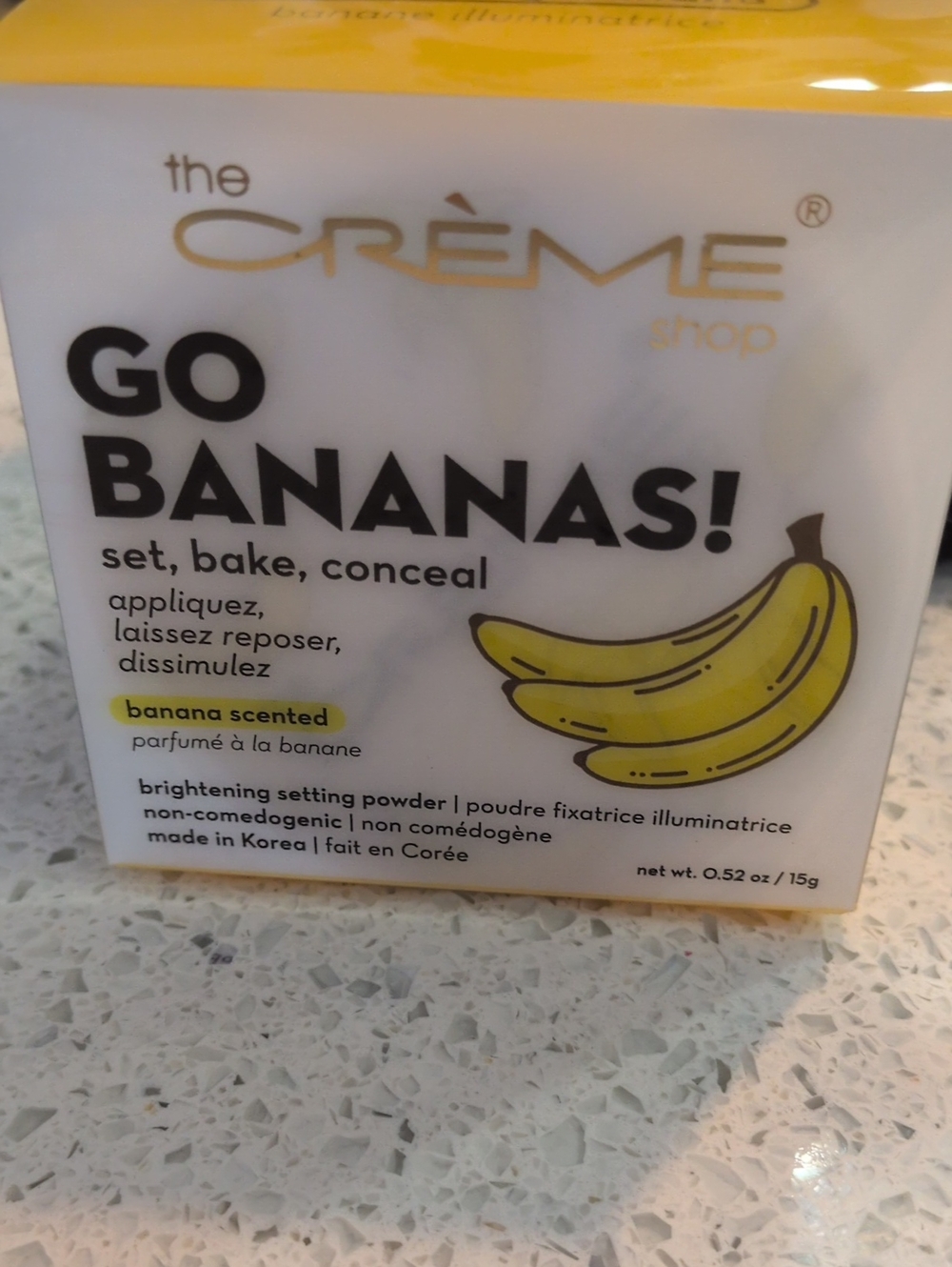 THE CREME Shop Go Bananas! Banana Scented Brightening Setting Powder - Yellow